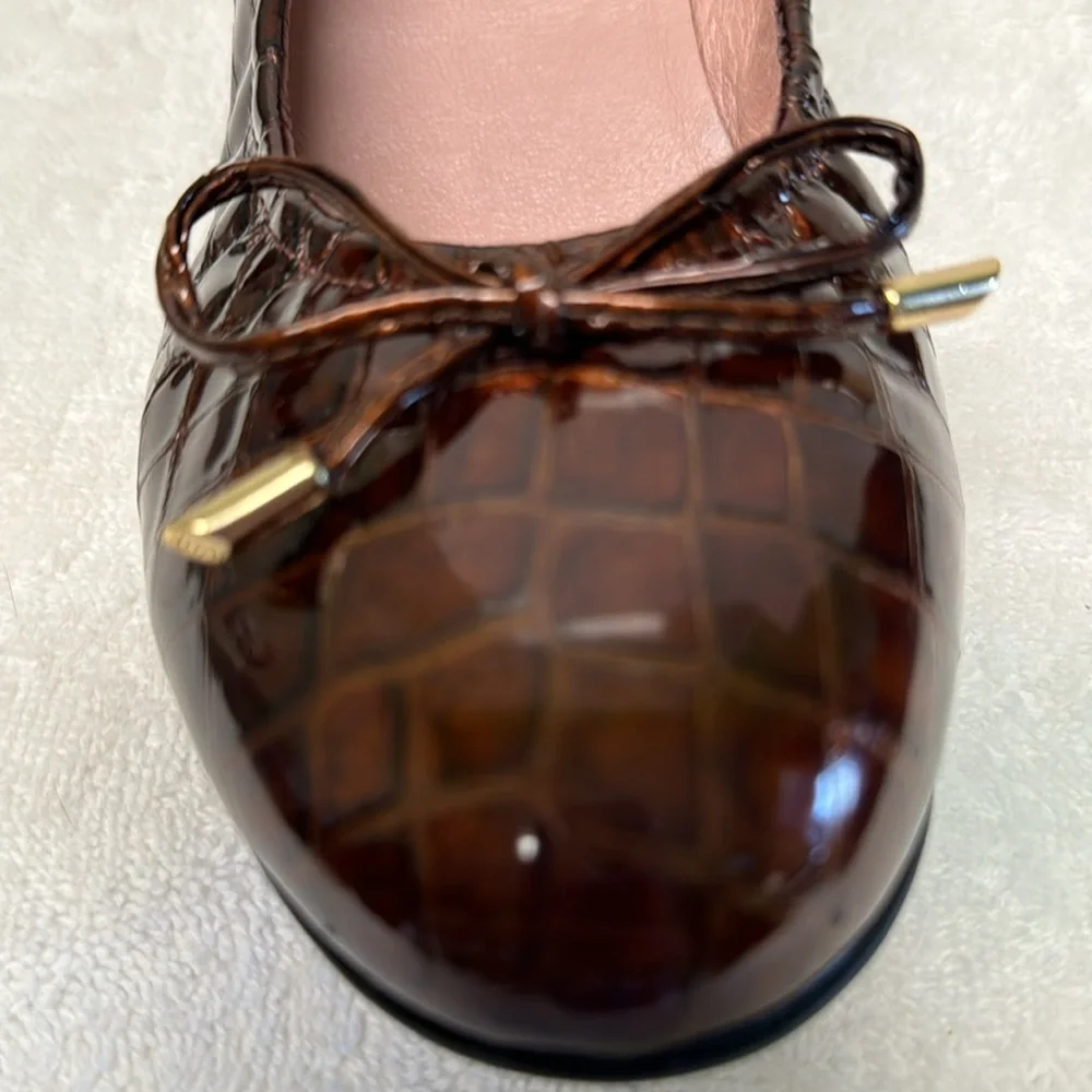Sabrinas Brown‎ Alligator Pumps Size 40 or US 9.5-10